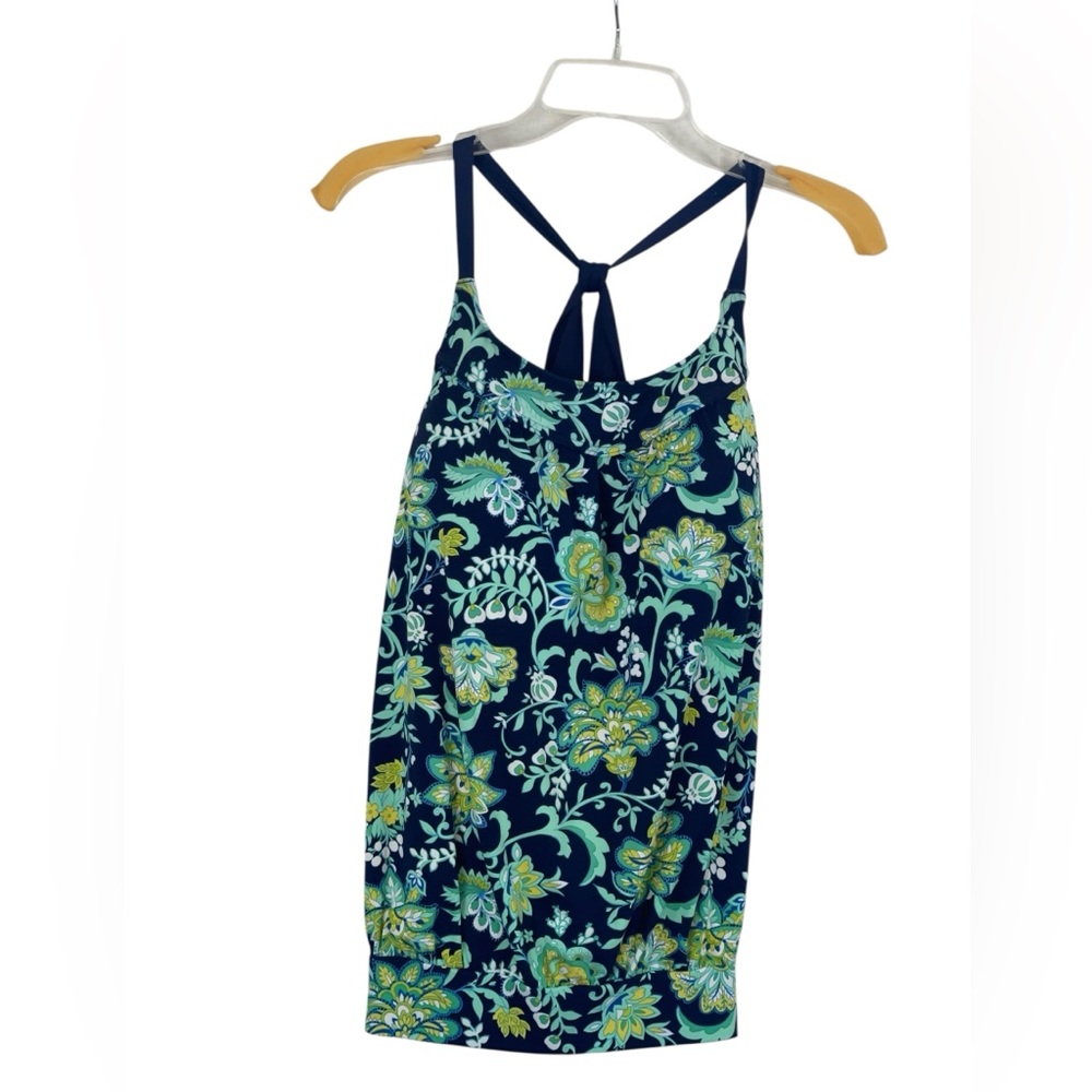 Land’s End Sport swim top & bottoms. Size 16 GUC - Picture 2 of 11